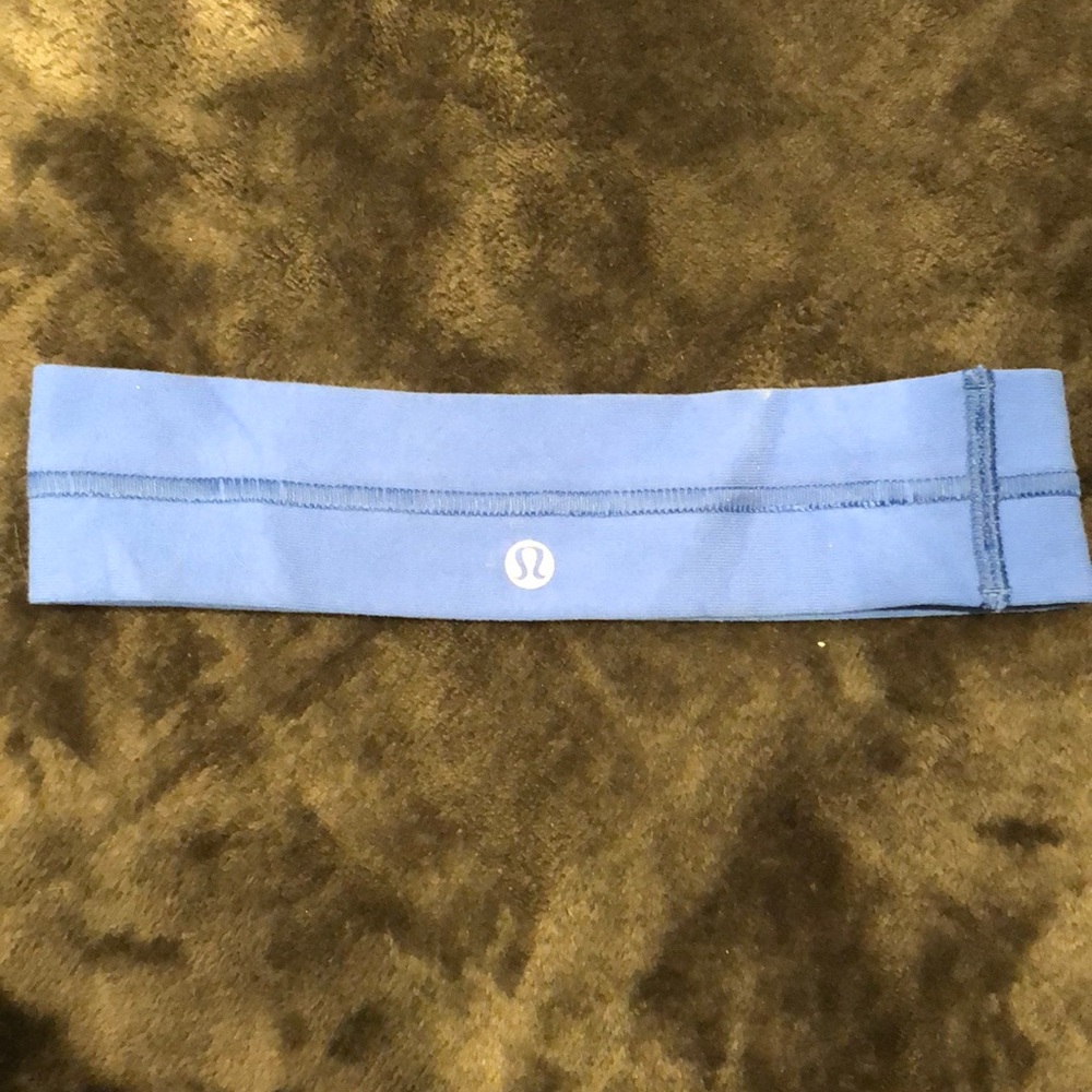 Blue lulu lemon headband